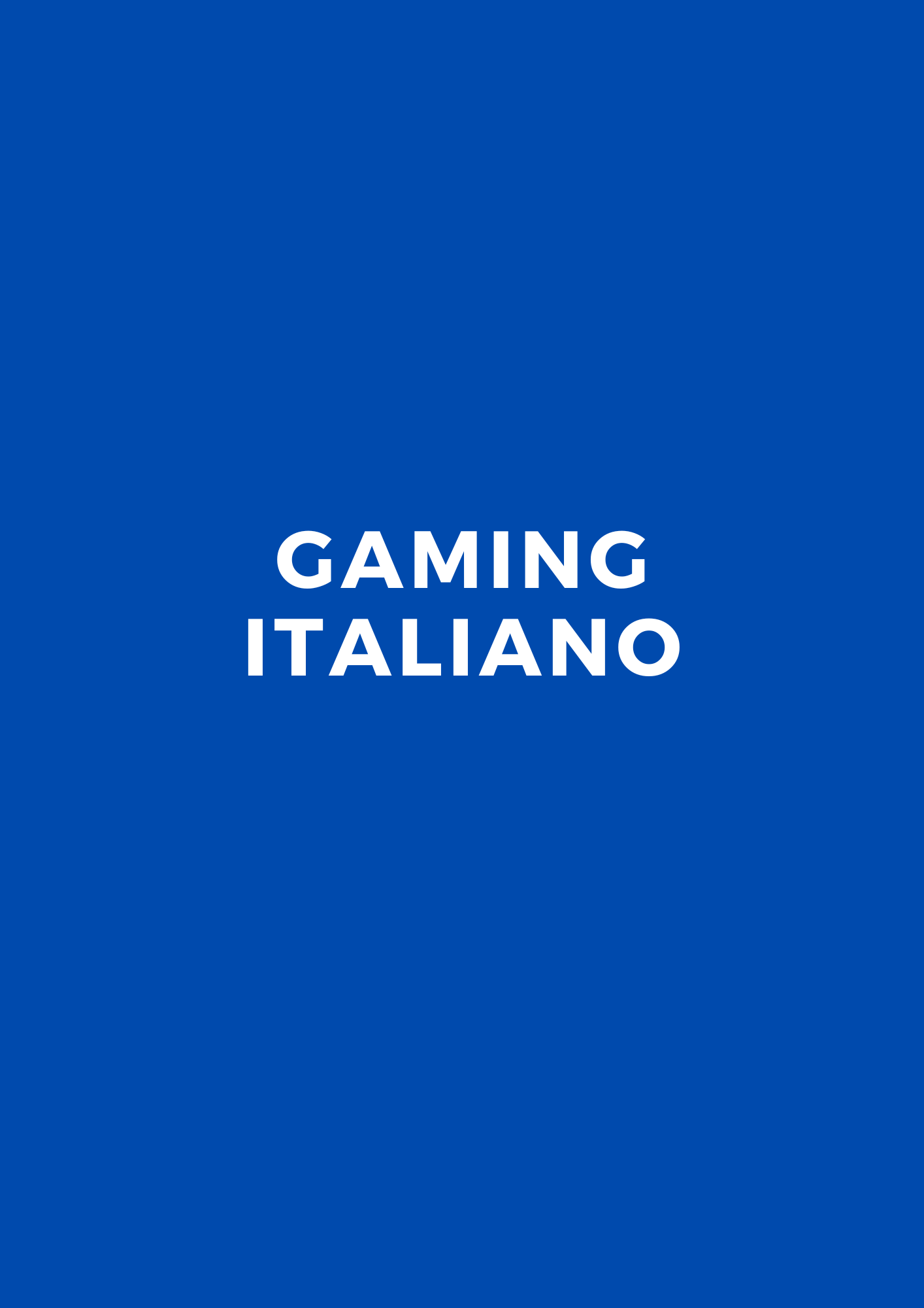 Icona Gaming Italiano